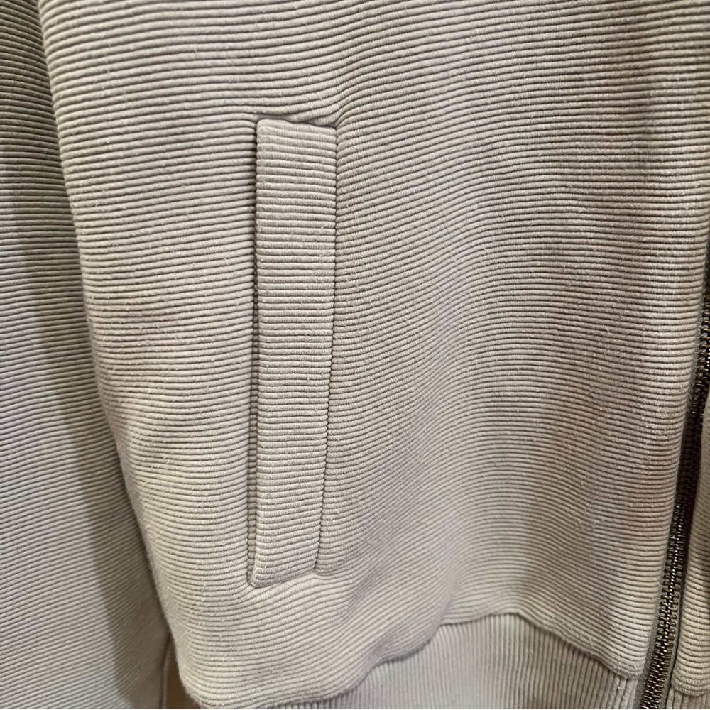 Varley Cream Bomber Jacket - Picture 4 of 9